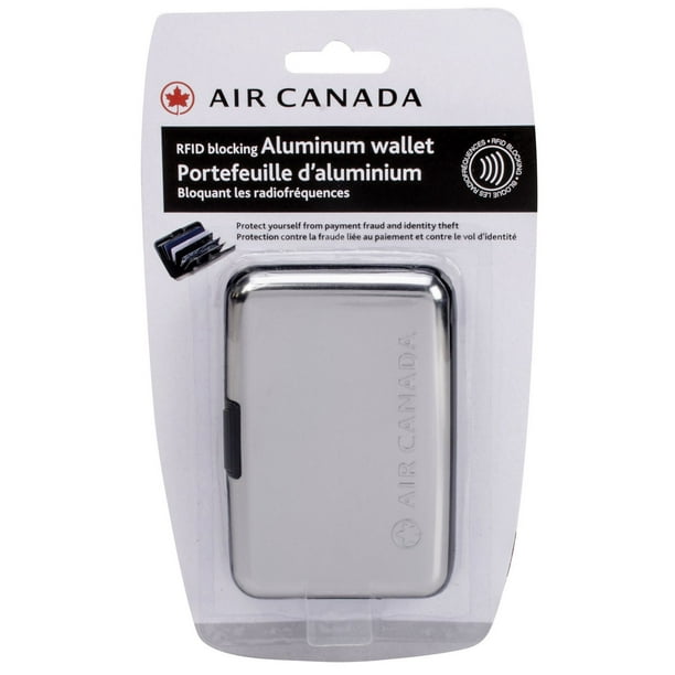Air Canada Portefeuille D'Aluminium Bloquant Les Radiofrequences 7 fentes