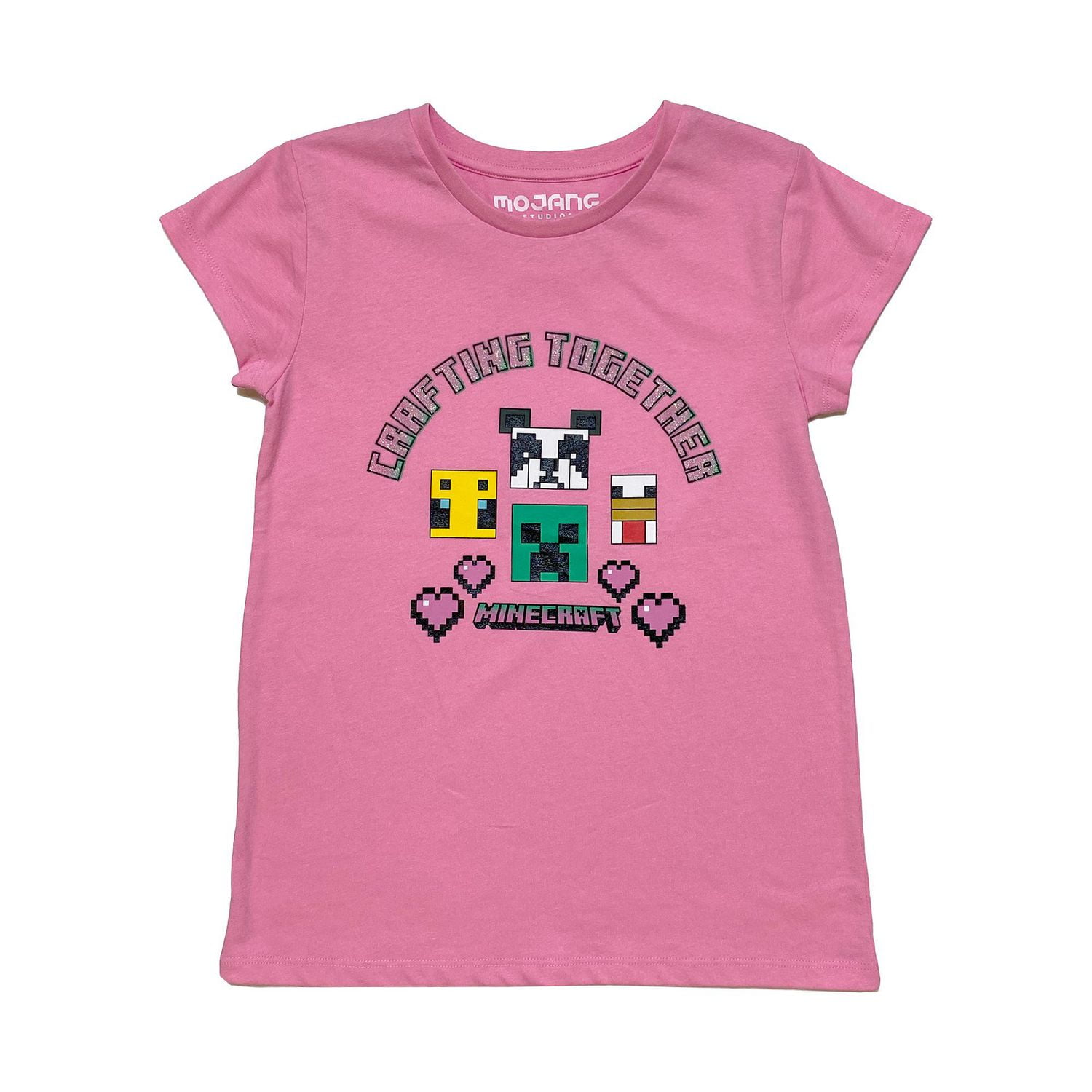 Minecraft T-shirt à manches courtes Craft Time pour filles