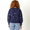 thumbnail image 4 of Devoted Knit Button-Up Cardigan with Floral Details, 4 of 5