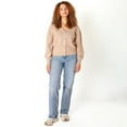 thumbnail image 2 of Devoted Knit Button-Up Cardigan with Floral Details, 2 of 5