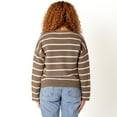 thumbnail image 4 of Devoted Striped Ottoman Sweater with long sleeves, 4 of 5