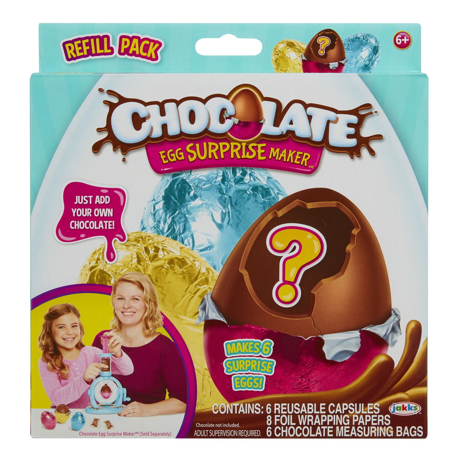 chocolate egg surprise maker refill