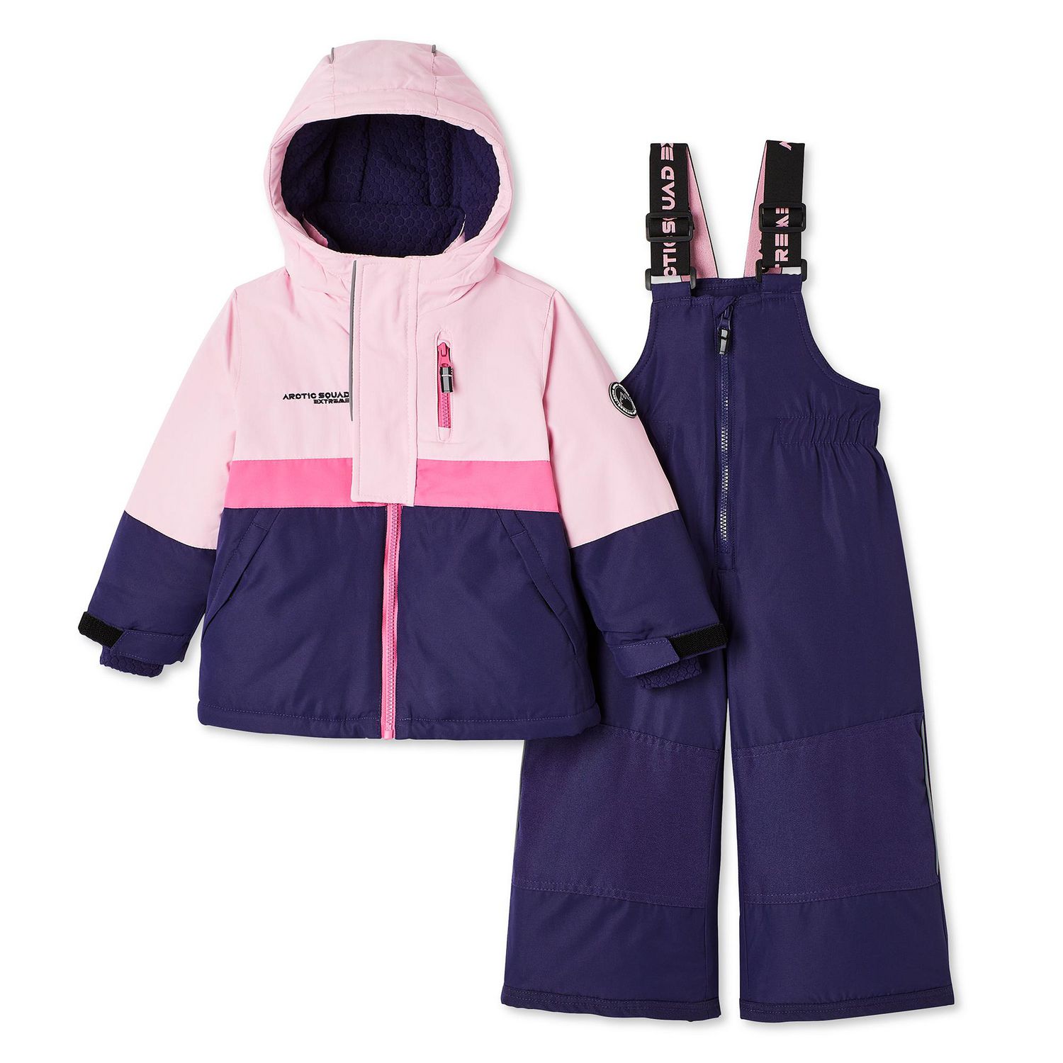 Nmflasnow10 Snowsuit Fo Lil Rood (red Dahlia) Maat 98 - Warm Sneeuwpak Voor Peuters