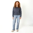 thumbnail image 2 of Devoted Pointelle Sweater with ribbed hem and cuffs, 2 of 6