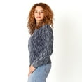thumbnail image 3 of Devoted Pointelle Sweater with ribbed hem and cuffs, 3 of 6