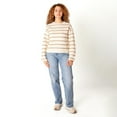 thumbnail image 2 of Devoted Striped Ottoman Sweater with long sleeves, 2 of 5