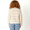 thumbnail image 4 of Devoted Striped Ottoman Sweater with long sleeves, 4 of 5