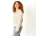 thumbnail image 3 of Devoted Striped Ottoman Sweater with long sleeves, 3 of 5