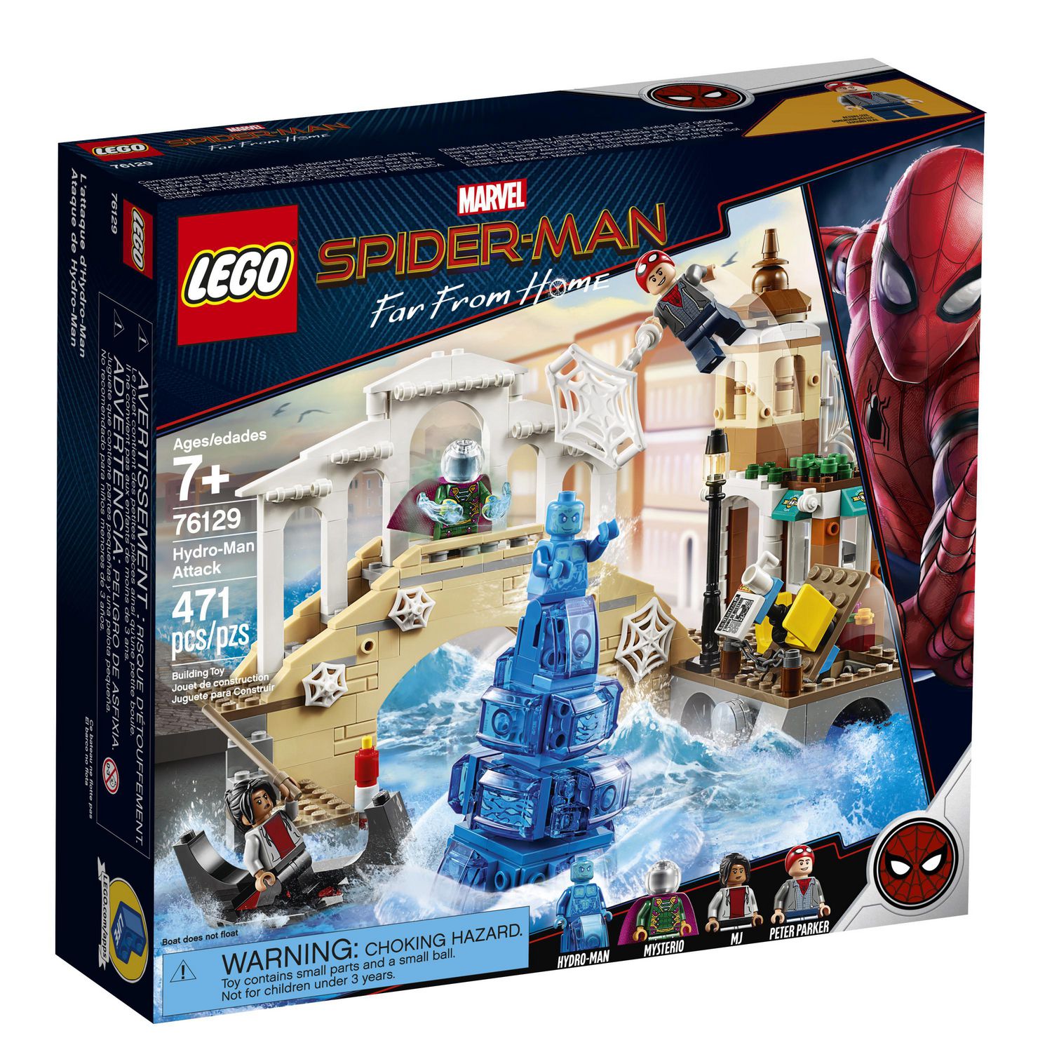 Lego spider man far store from home sets walmart