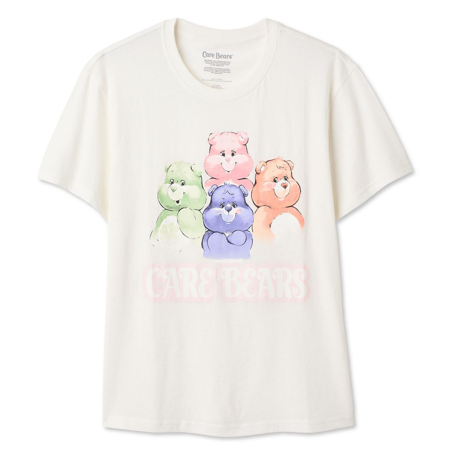 T-shirt à imprimé graphique Câlinours pour femmes