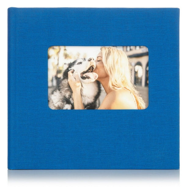 Pinnacle 2UP Lin Bleu Album photo 30 Pages, 120 Poches de Photo 