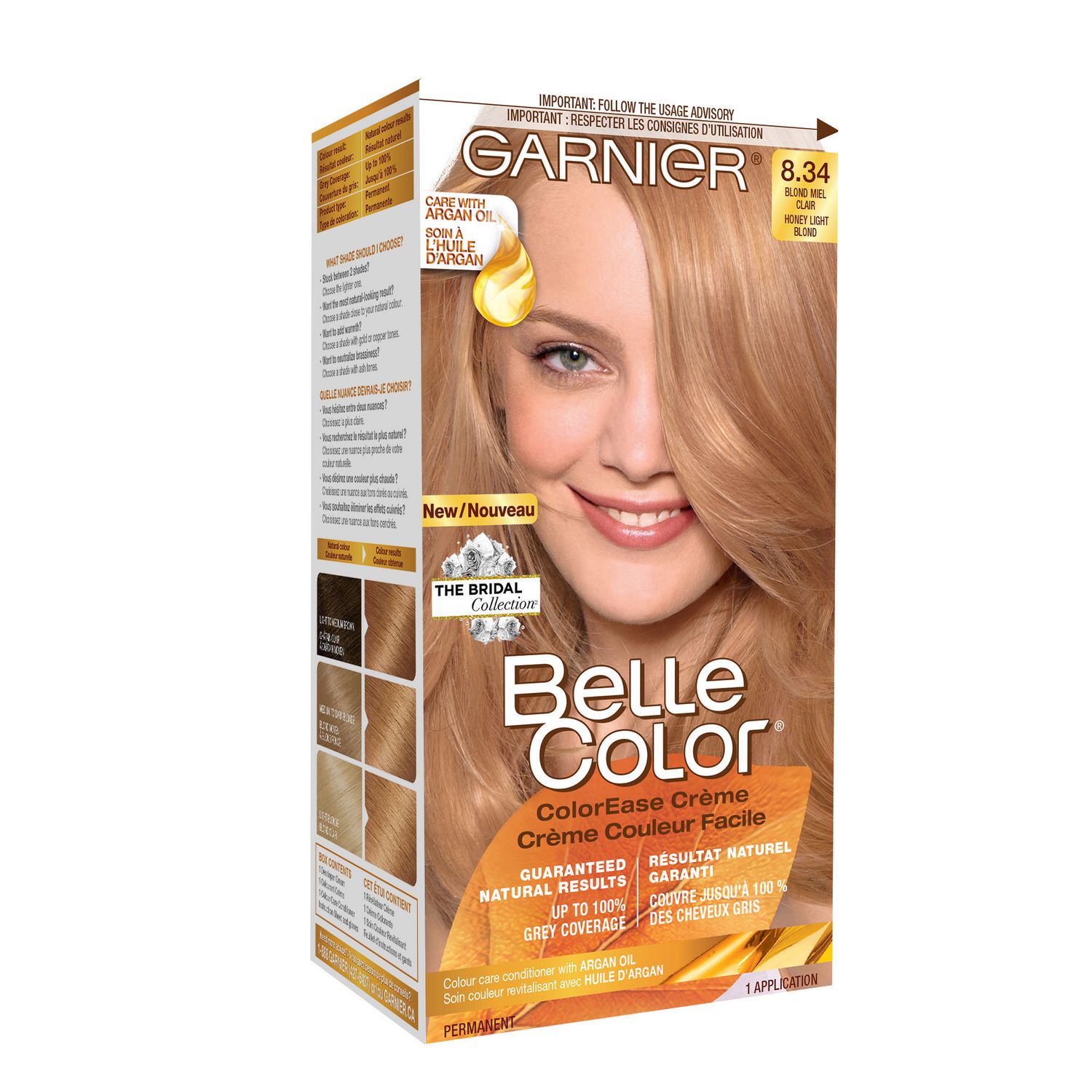 Garnier Belle Color Bridal 8 34 Honey Light Blonde Walmart Canada