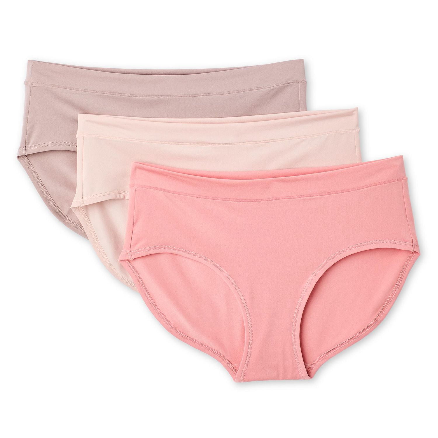 Lot de 3 culottes taille basse super extensibles George pour femmes