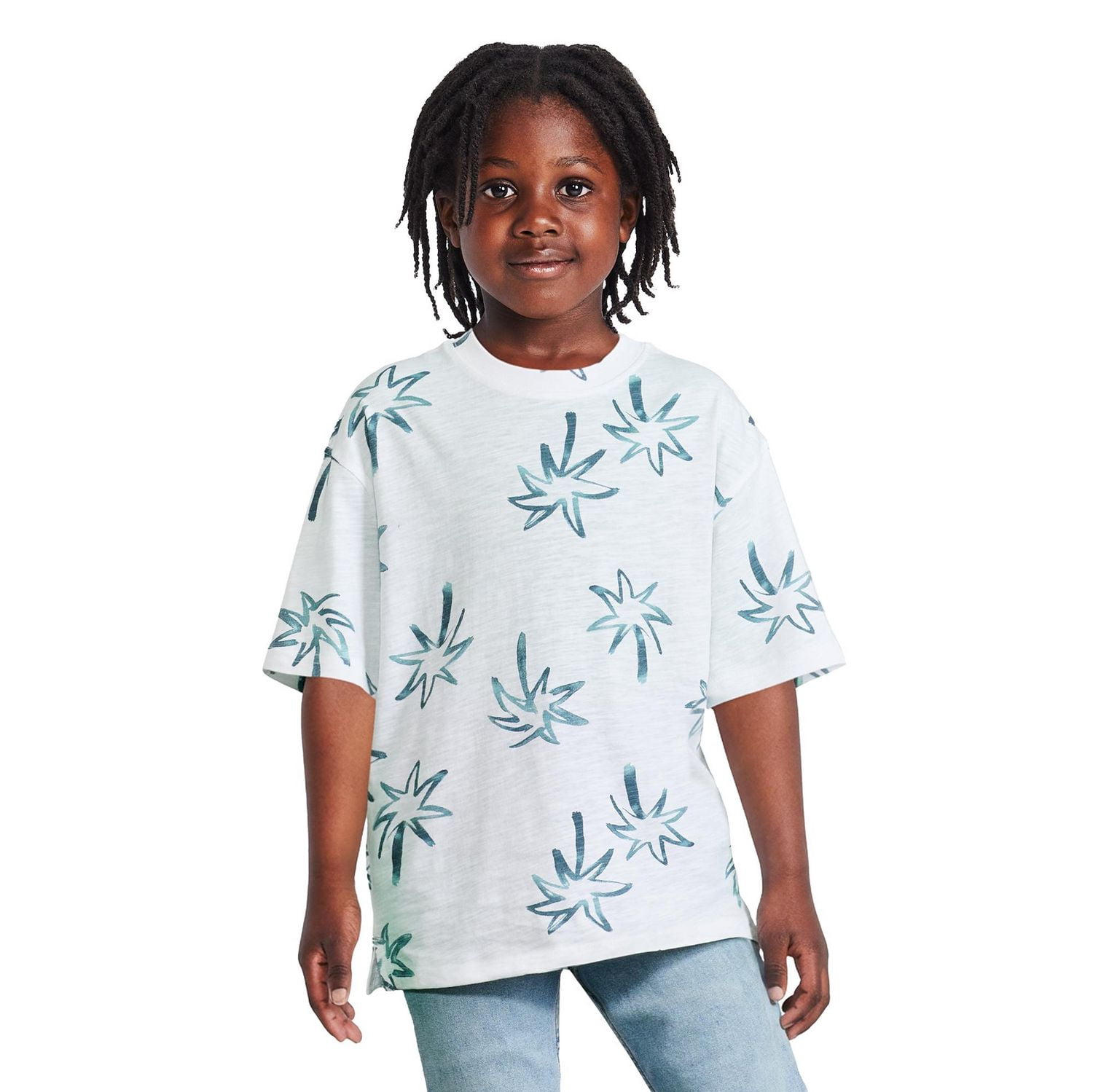 George Boys' Printed Oversized T-Shirt