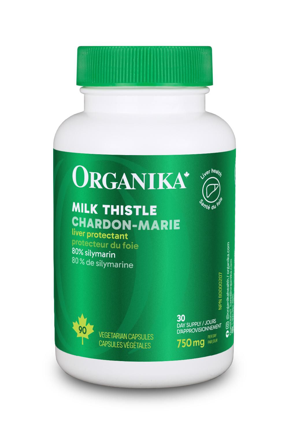 Organika Milk Thistle 90Vcap