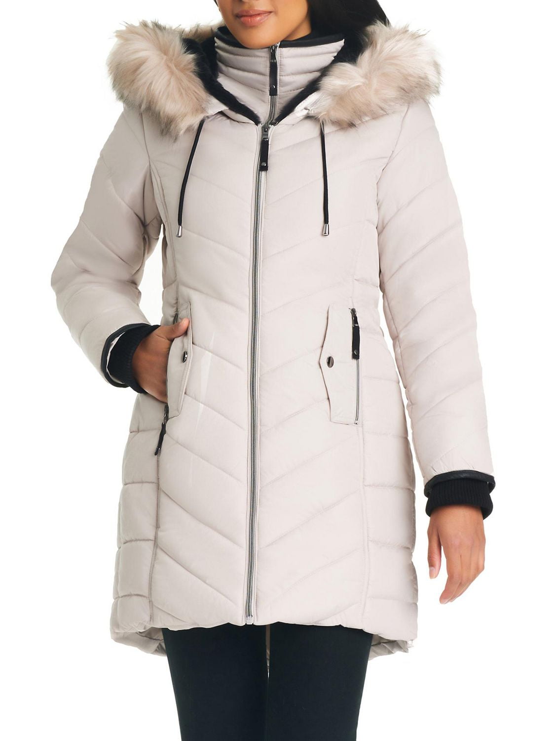 Usa pro quilted store parka jacket ladies