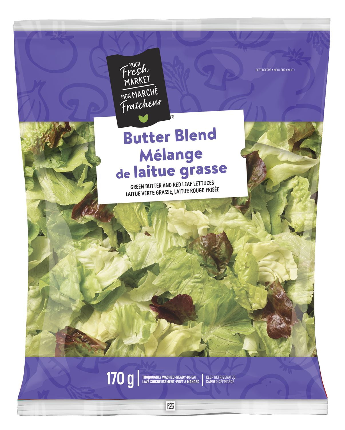 Your Fresh Market Butter Lettuce Blend Salad Mix 170 g Walmart