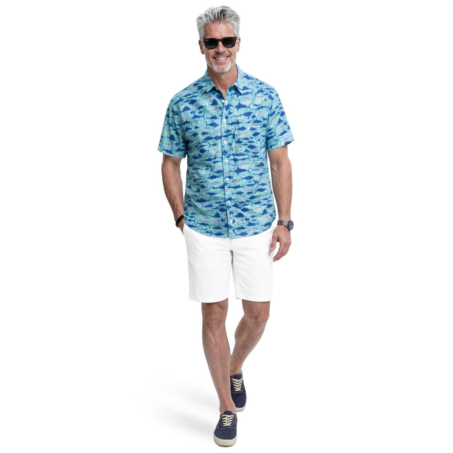 IZOD CHANDAIL À PÊCHE MC