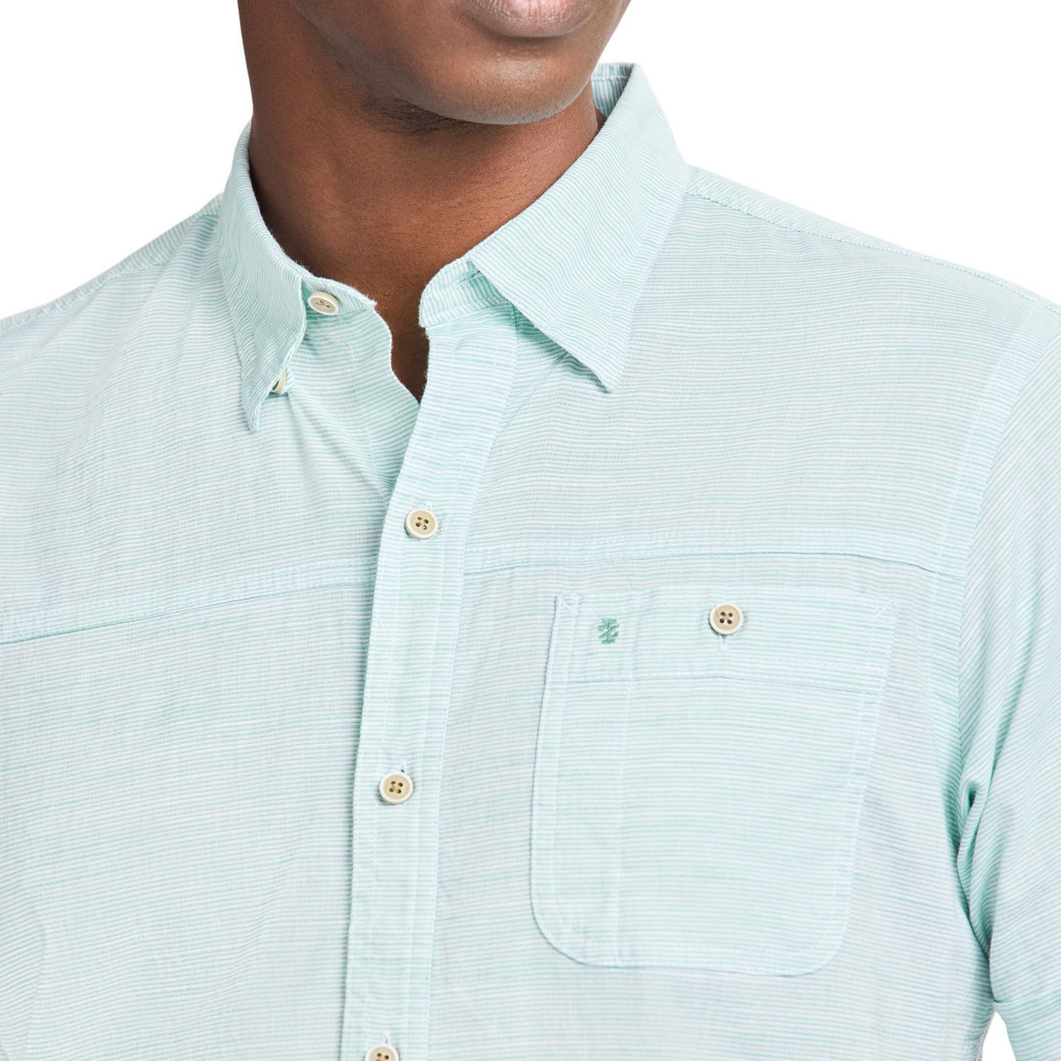 IZOD CHANDAIL DOCKSIDE CHAMBRAY MC TISSÉ
