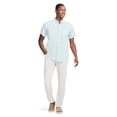 thumbnail image 2 of IZOD Dockside Chambray Short Sleeve Button Down Shirt, 2 of 5