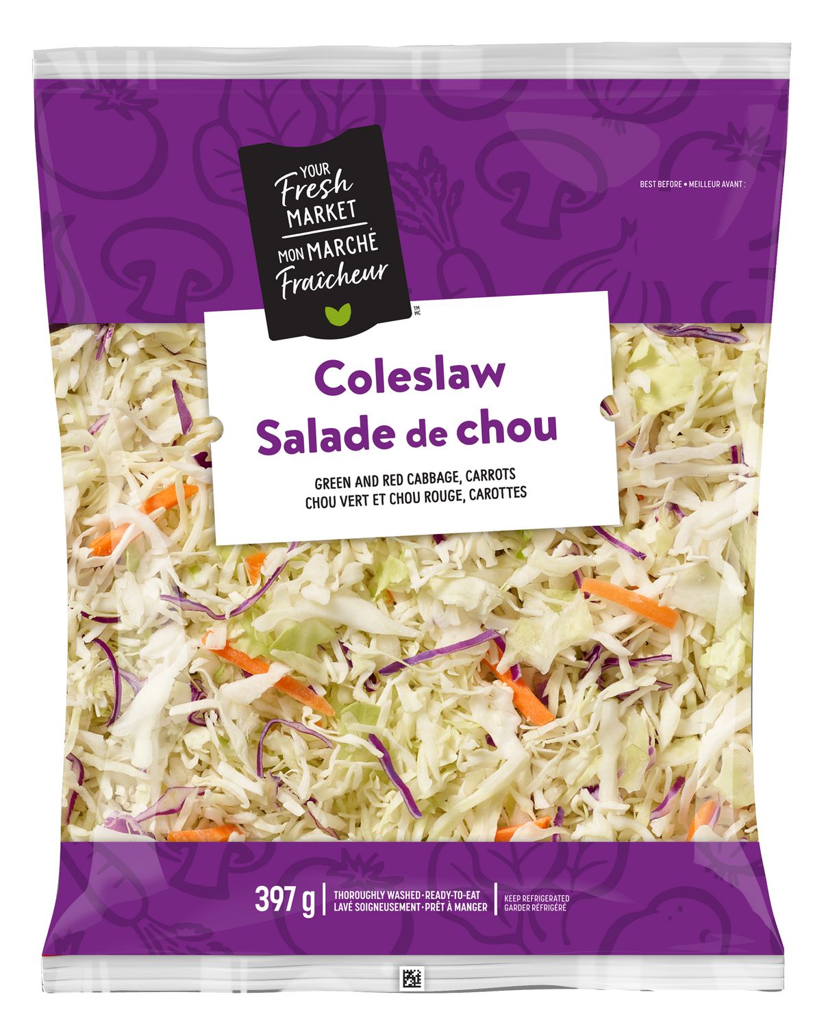 Your Fresh Market Salad Coleslaw Salad, 397 g