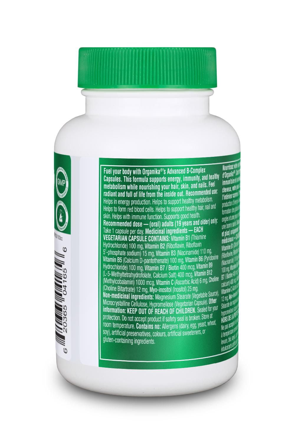 ORGANIKA COMPLEXE B AVANCÉ CAPSULES 60VCAP