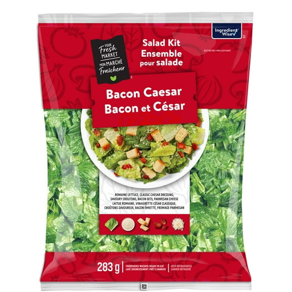 Your Fresh Market Bacon Caesar Salad Kit, 283 g