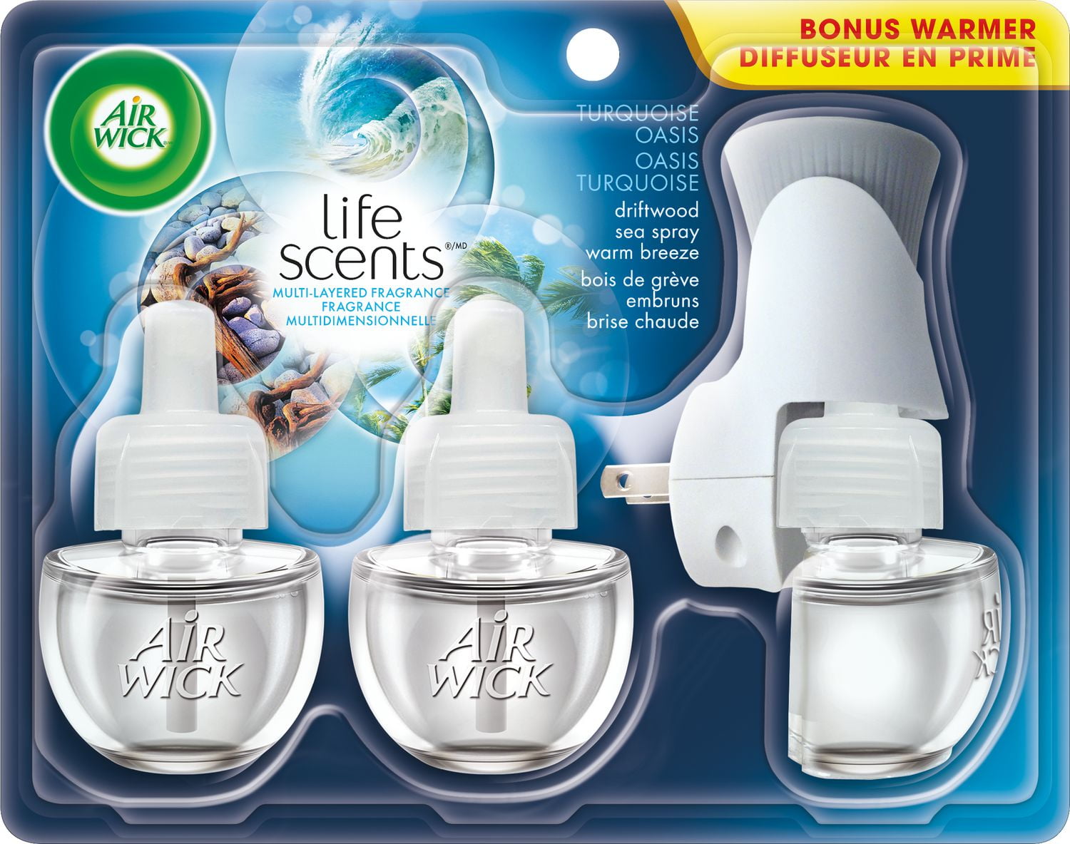 Air Wick Plugin Air Freshener, Scented Oil Kit, Life Scents Turquoise