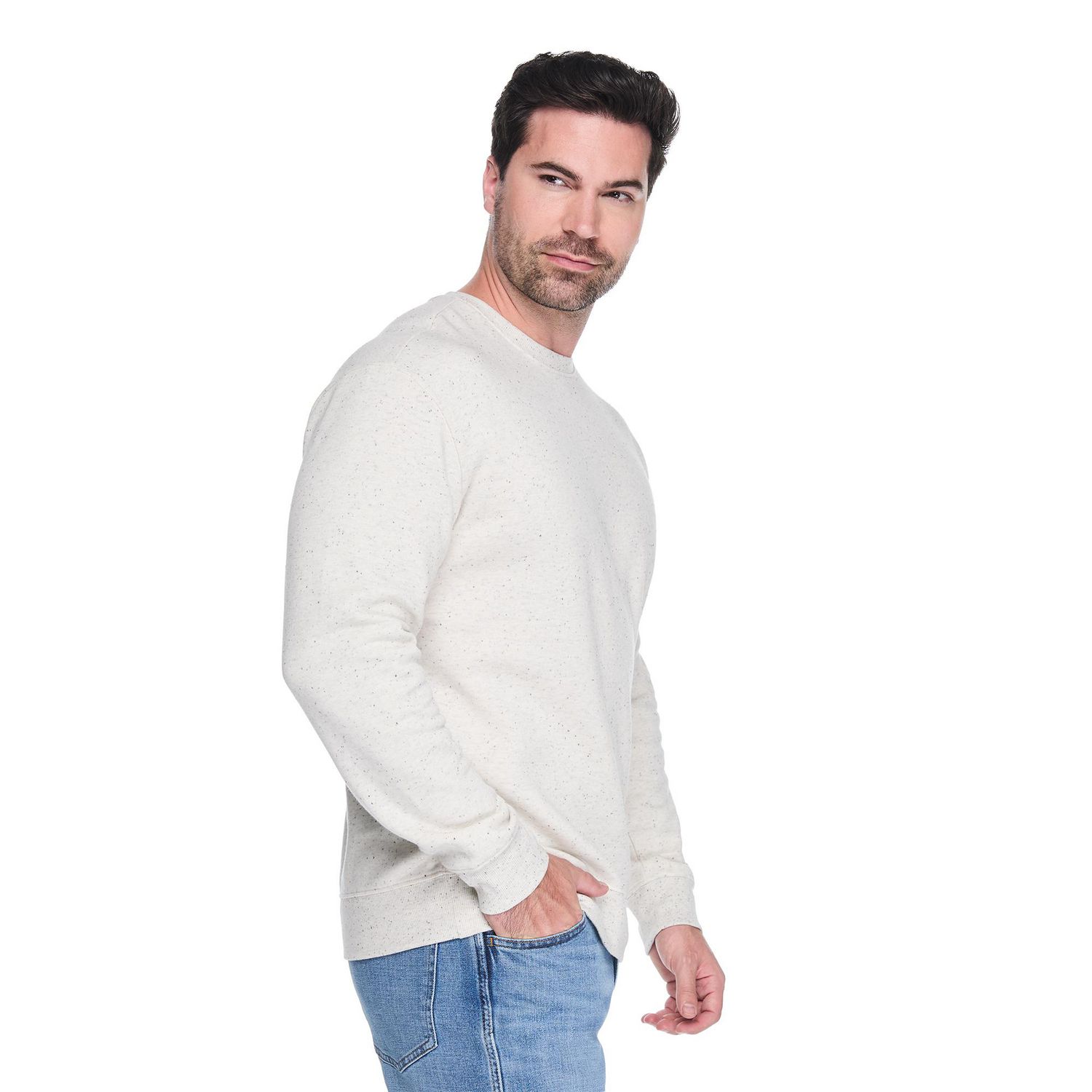 Coton ouaté à encolure ras du cou George pour hommes