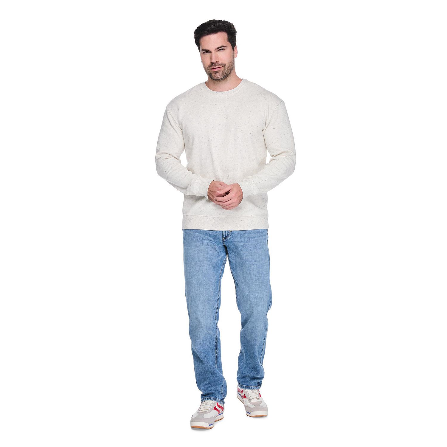Coton ouaté à encolure ras du cou George pour hommes