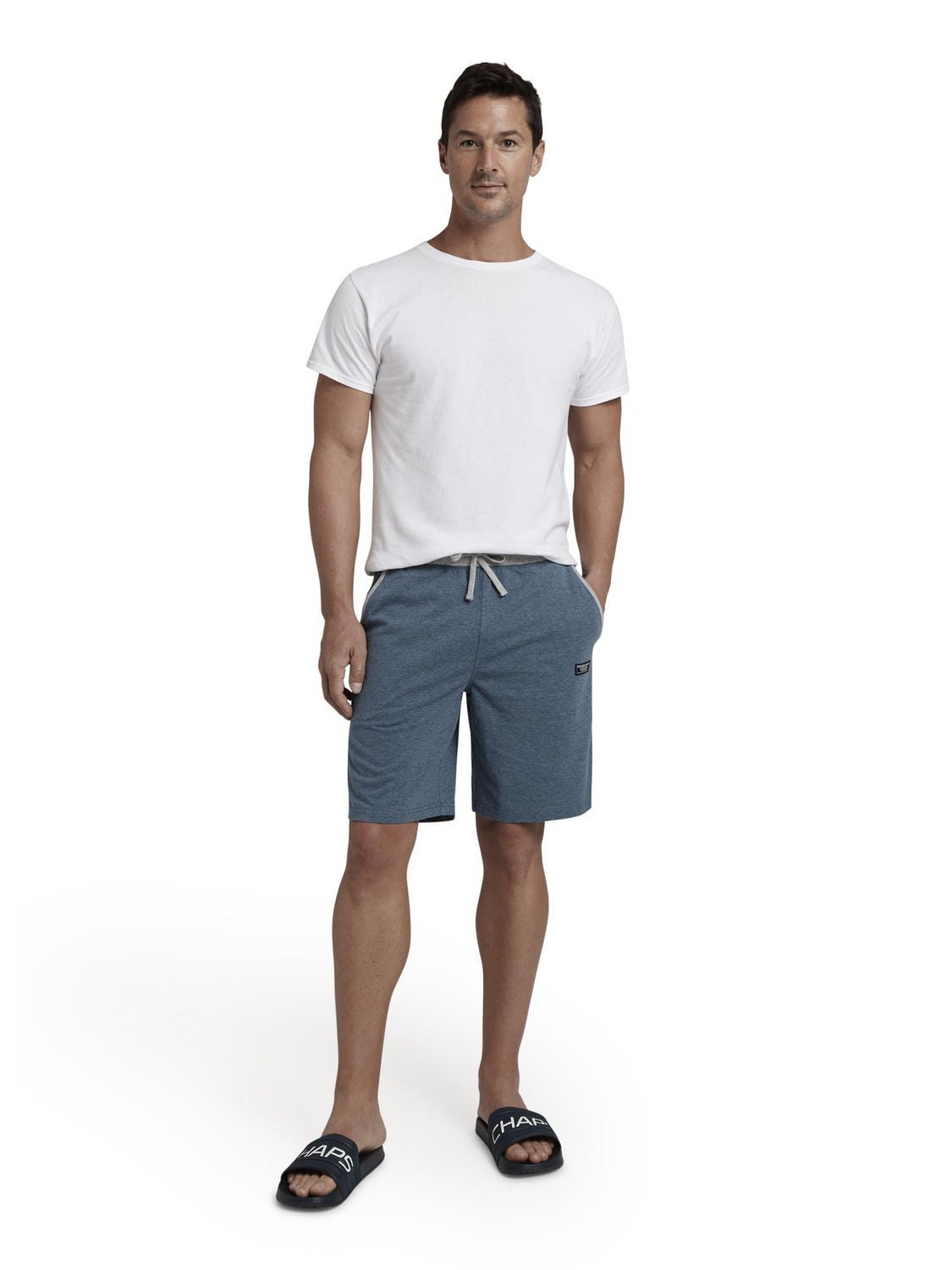 Lot de 2 shorts de détente de nuit en jersey avec poches pour hommes Chaps