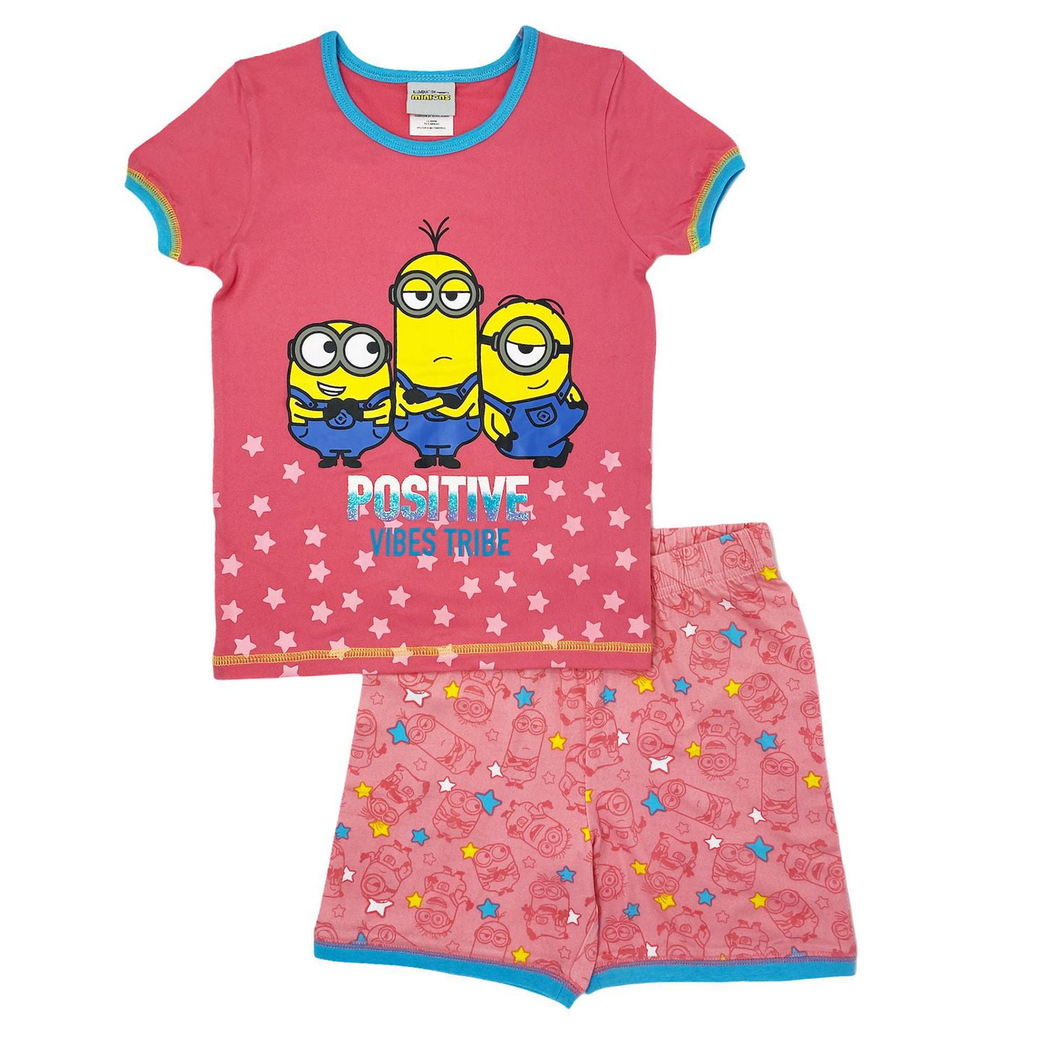 Minions/DME Ensemble pyjama 2 pièces pour fille inclus tee shirt et short