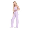 thumbnail image 2 of No Boundaries Women's Two Piece Rib Pajama Set, 2 of 6