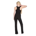 thumbnail image 3 of No Boundaries Women's Two Piece Rib Pajama Set, 3 of 6