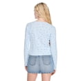 thumbnail image 3 of No Boundaries Women's Seamless Long-Sleeve V-Neck Top, 3 of 6