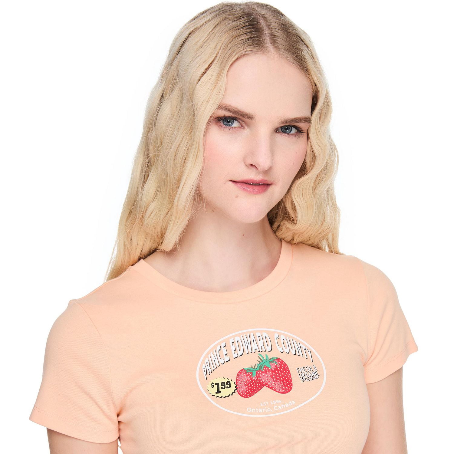 T-shirt coupe bébé No Boundaries pour femmes