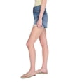 thumbnail image 2 of No Boundaries Women's Distressed Denim Short, 2 of 6
