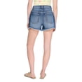 thumbnail image 3 of No Boundaries Women's Distressed Denim Short, 3 of 6