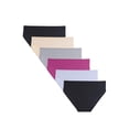 thumbnail image 1 of Women's Microfiber Bikini Underwear, Assorted 6 Pack, 1 of 5