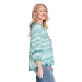 thumbnail image 2 of Iyla Women's 3/4 Sleeve Lace Trim Blouse, 2 of 6
