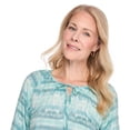 thumbnail image 4 of Iyla Women's 3/4 Sleeve Lace Trim Blouse, 4 of 6