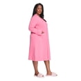 thumbnail image 2 of Iyla Women's Plus Zip-Up Nightgown, 2 of 6