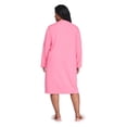 thumbnail image 3 of Iyla Women's Plus Zip-Up Nightgown, 3 of 6
