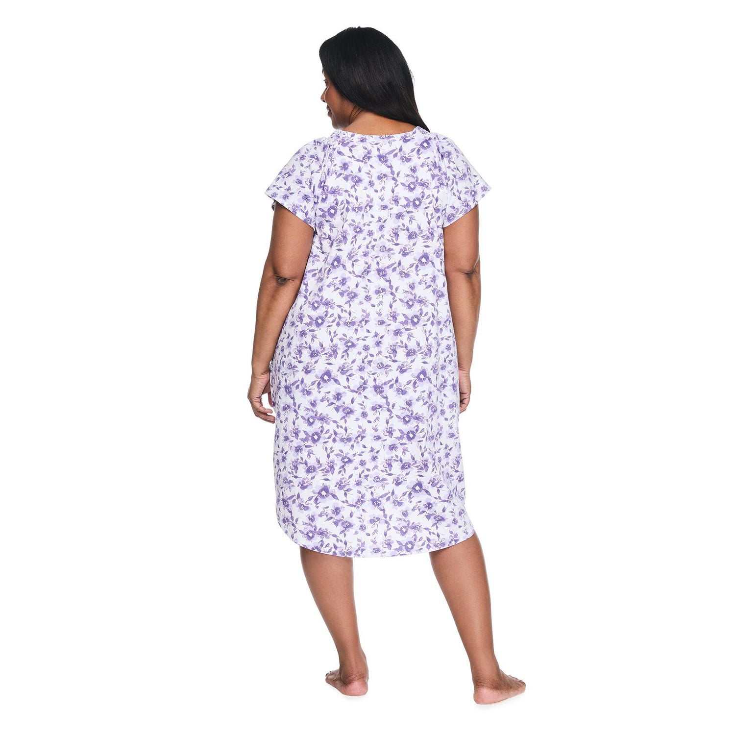 Chemise de nuit imprimée Iyla Plus pour femmes