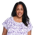thumbnail image 4 of Chemise de nuit imprimée Iyla Plus pour femmes, 4 of 6