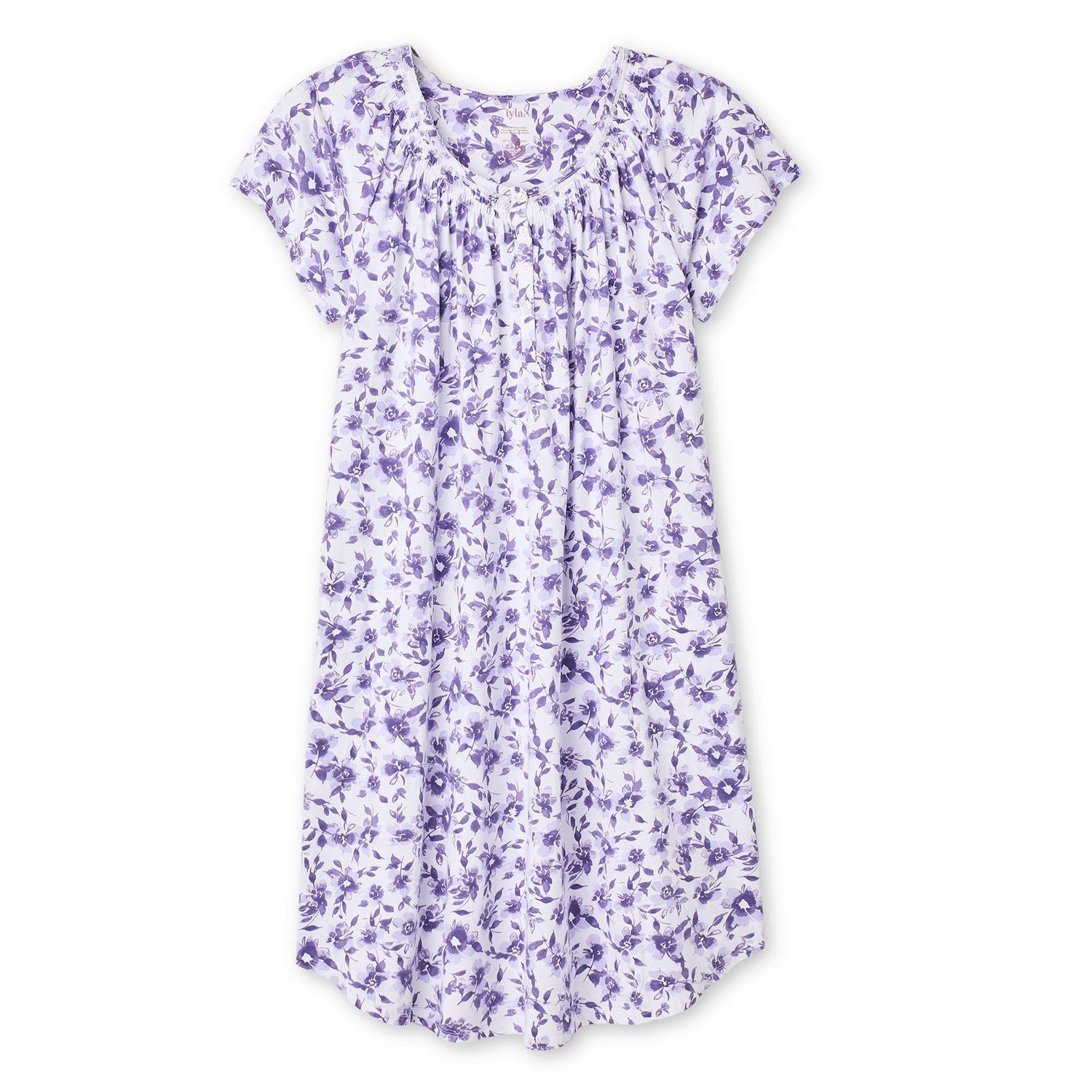 Chemise de nuit imprimée Iyla Plus pour femmes