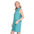 thumbnail image 2 of Iyla Women's Sleeveless Linen Shift Dress, 2 of 6