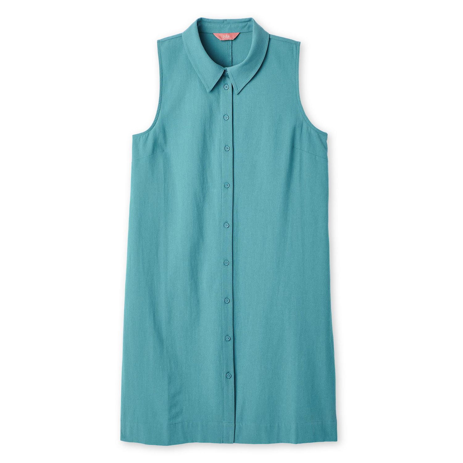 Robe droite sans manches en lin Iyla pour femmes