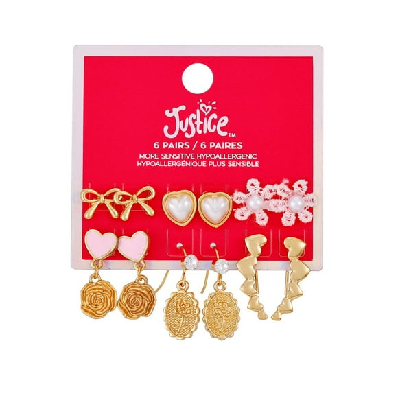 Ensemble de boucles d'oreilles Justice