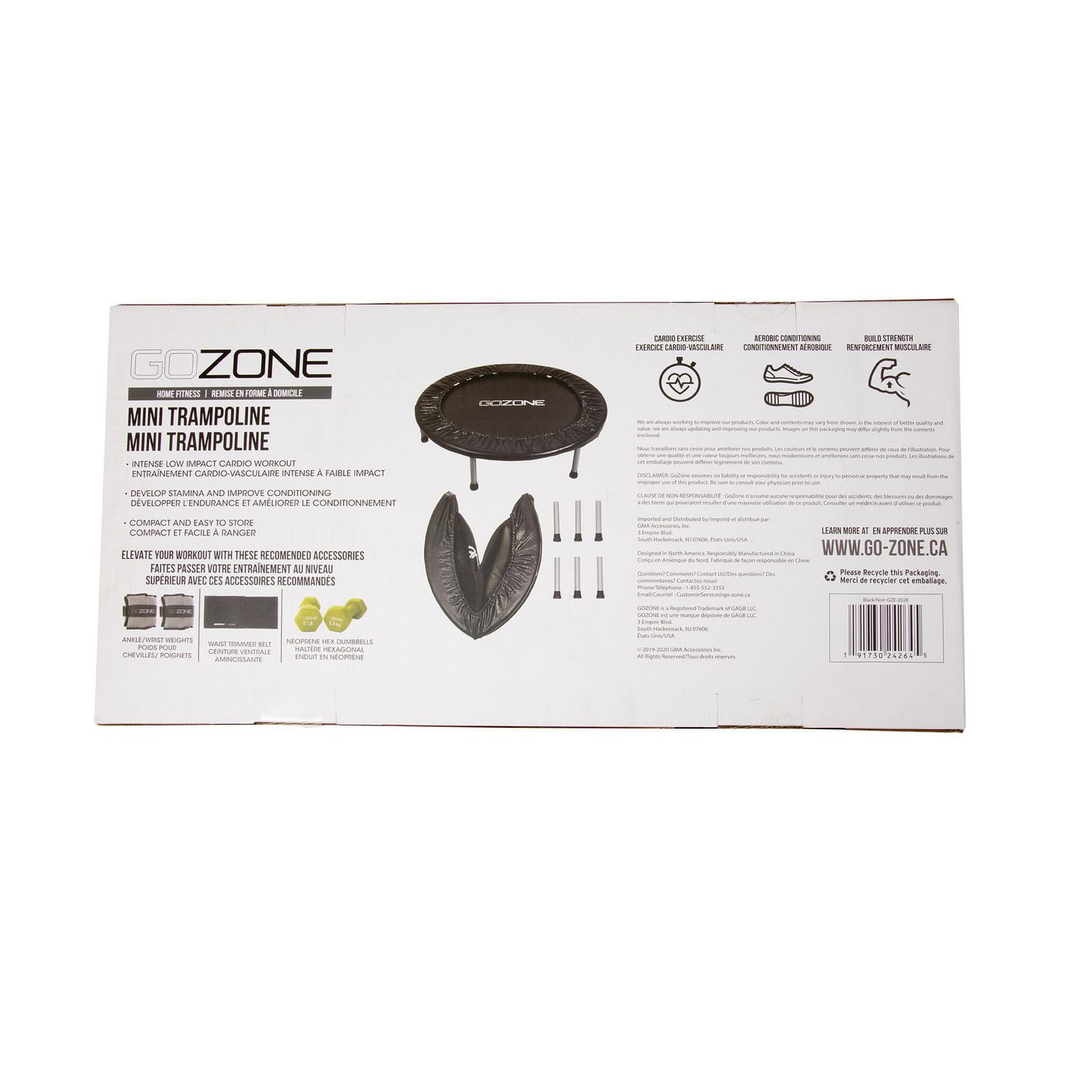 Gozone mini fitness trampoline sale